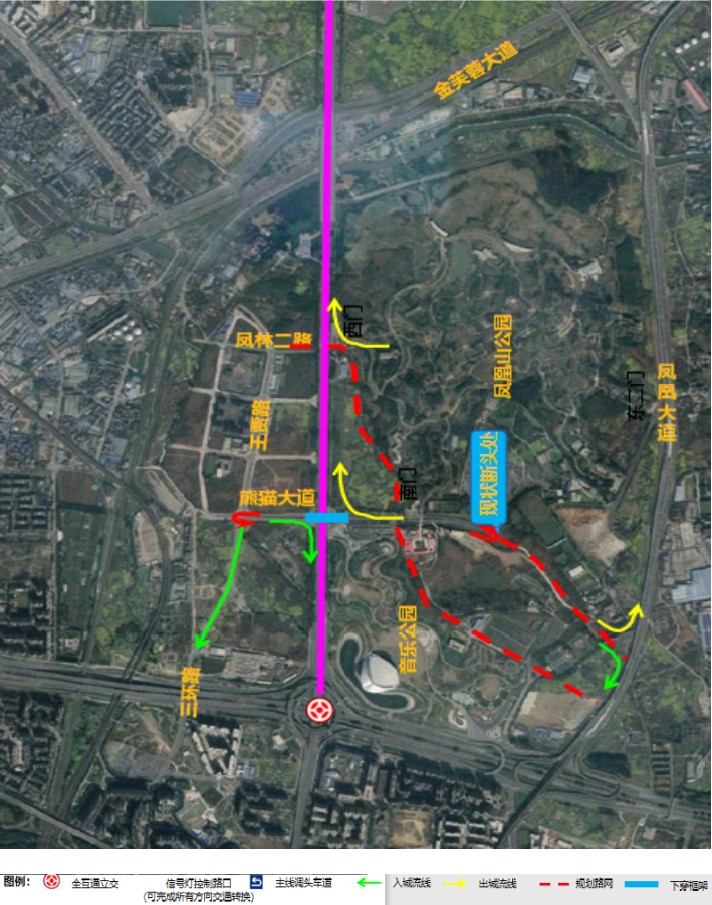 天府大道北延线三环路至新水碾路段交通将有优化调整7.jpg